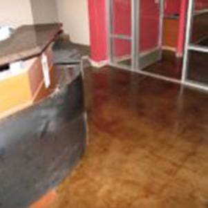 Concrete staining
