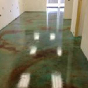 Concrete staining