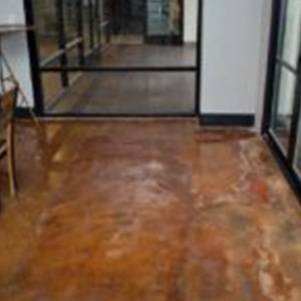 Concrete staining