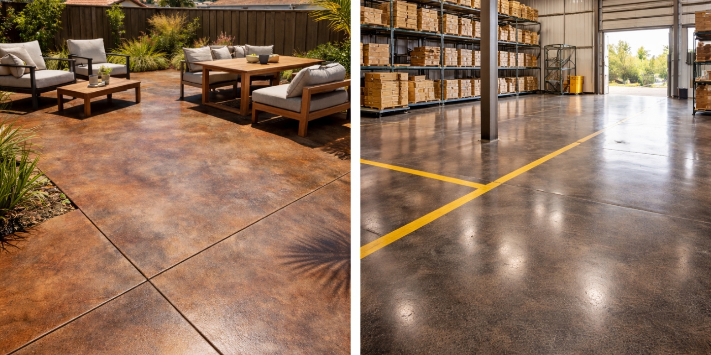 Concrete Staining Wilmington: Expert Decorative Concrete for Residential and Industrial Use