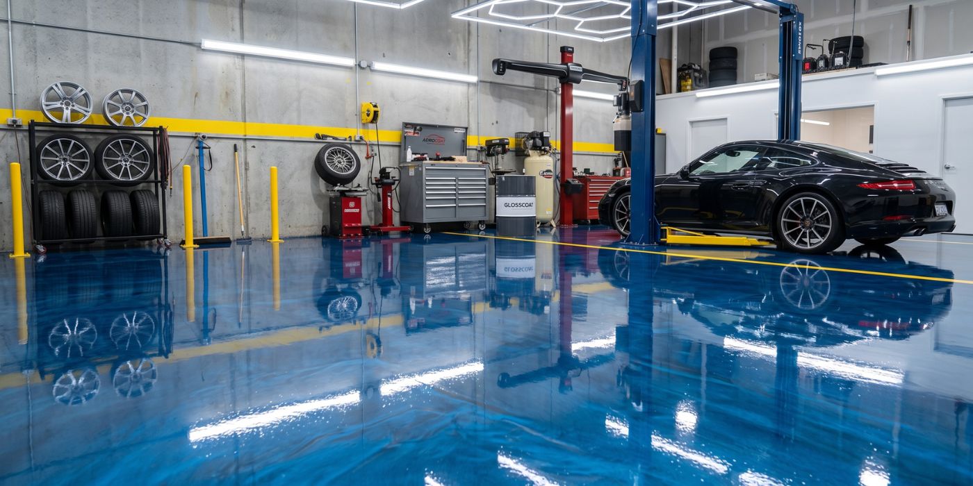 Automotive Floor Coating Services in Southern California